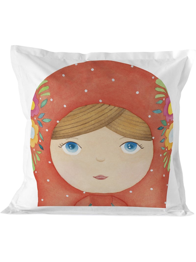 Kussensloop Matryoshka "Happyfriday" Multicolor - Kiabi