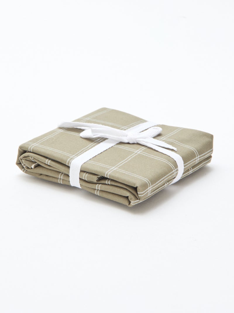 Kussensloop met print (60 x 60 cm) - Kiabi Home Geel - Kiabi