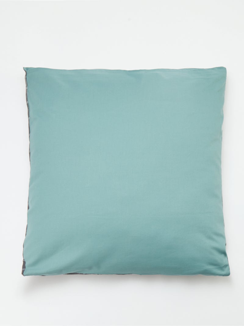 Kussensloop met print (60 x 60 cm) - Kiabi Home GRIJS - Kiabi