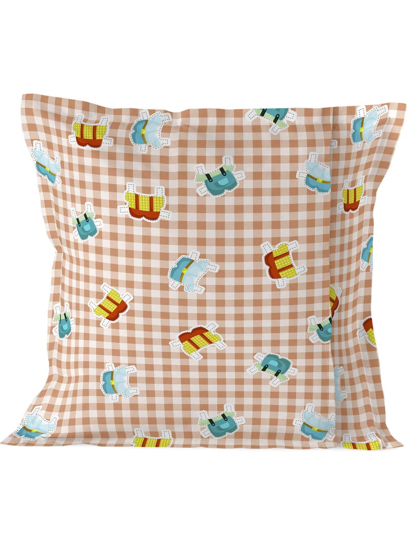 Kussensloop Piggys vichy "Happyfriday" Multicolor - Kiabi