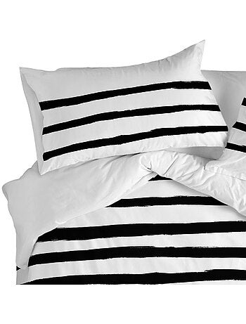 Kussensloop stripes "happyfriday