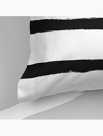 Kussensloop stripes "happyfriday