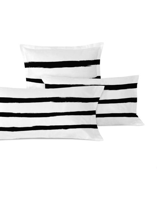 Kussensloop stripes "happyfriday" - Kiabi
