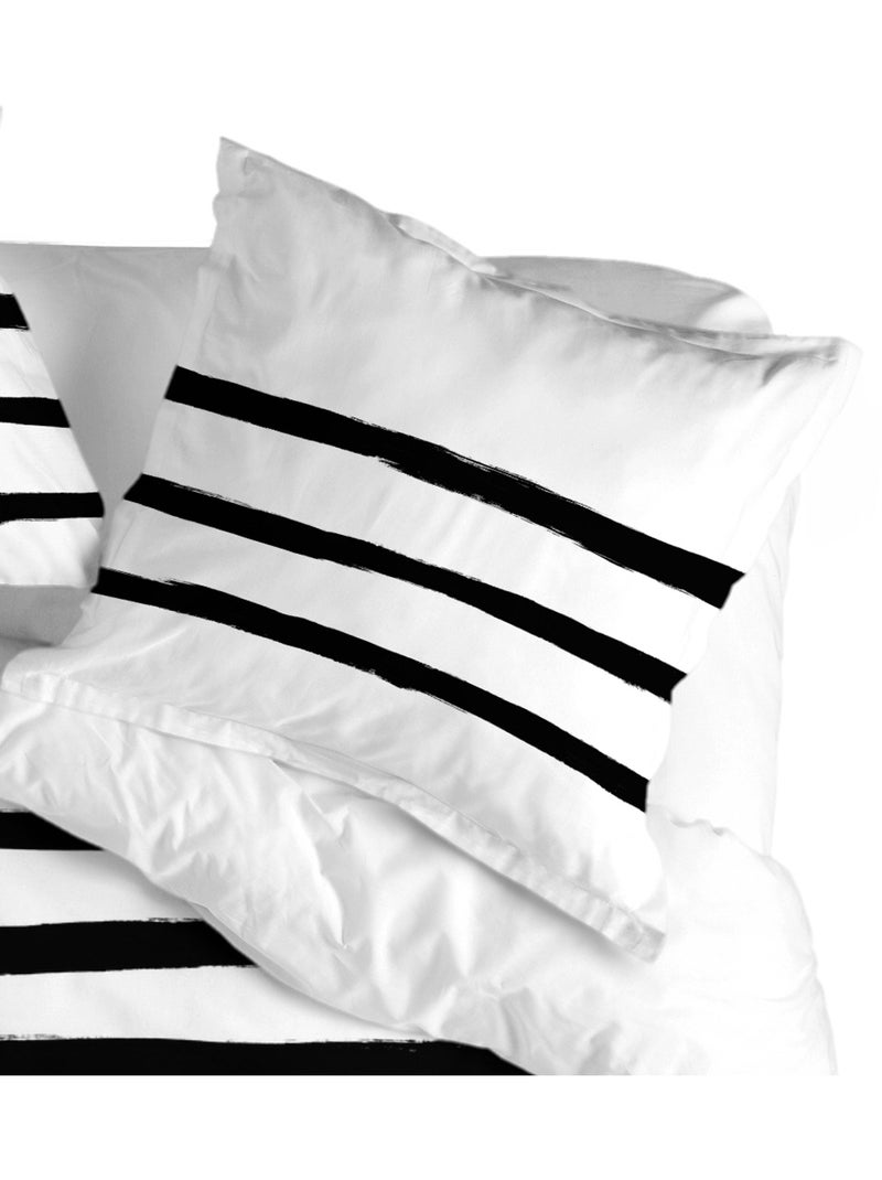 Kussensloop stripes "happyfriday" Multicolor - Kiabi