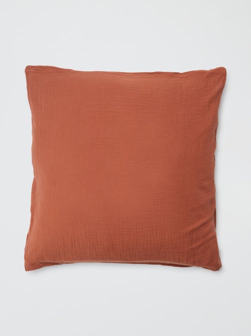 Kussensloop van katoengaas 50 x 70 of 63 x 63 cm - Kiabi Home - Kiabi