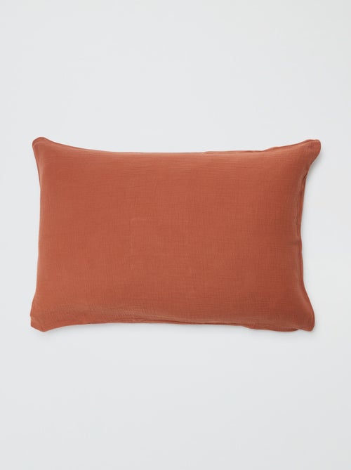 Kussensloop van zachte, luchtige katoen 50 x 70 of 63 x 63 cm - Kiabi Home - Kiabi