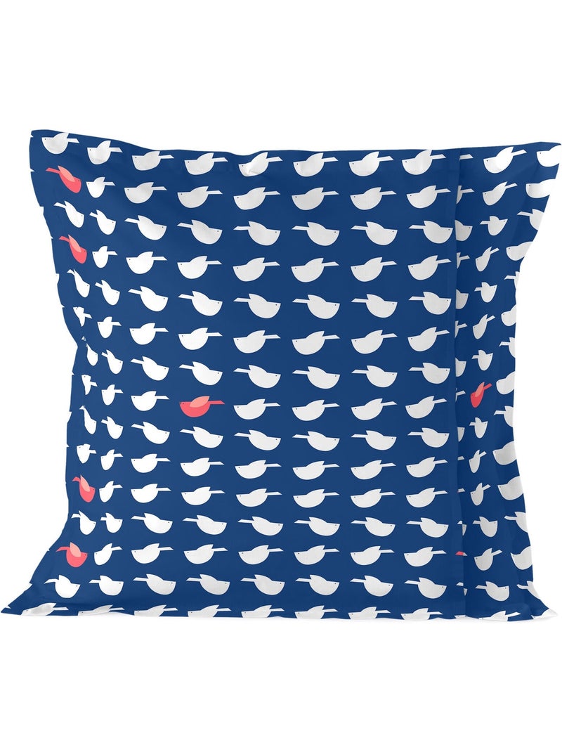 Kussensloop Whale "Happyfriday" Multicolor - Kiabi
