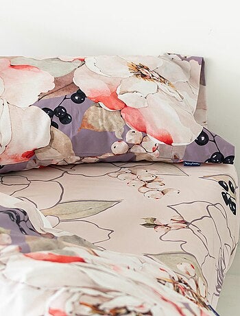 Kussensloop White peonies "Happyfriday