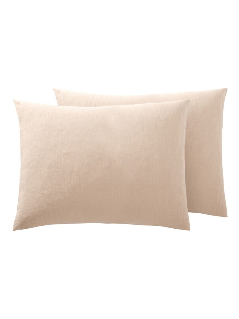 Kussenslopen van katoen alia promo linge Beige - Kiabi