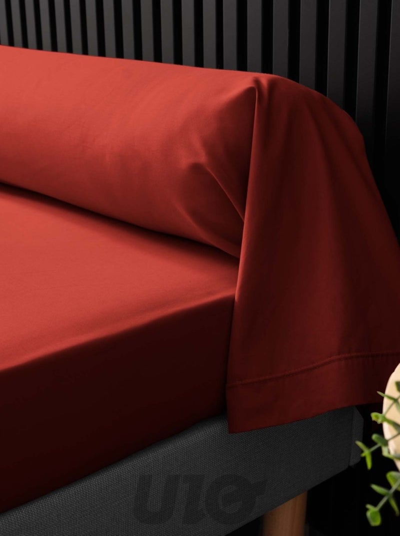 Kussenslopen voor langwerpige kussens van katoenen perkal percale douceur d'intérieur Rood - Kiabi