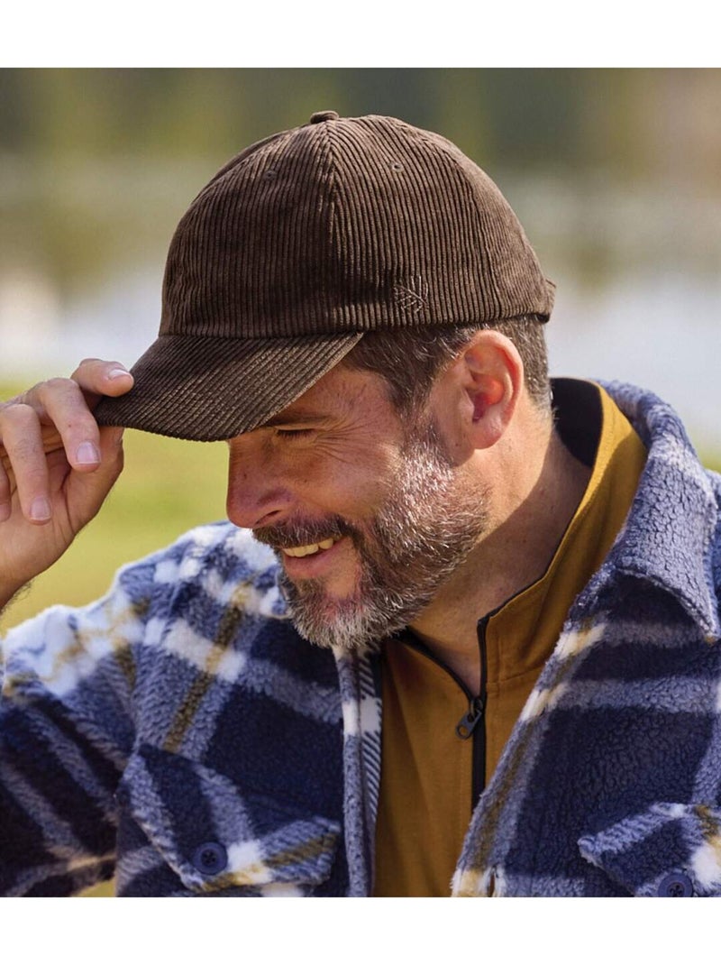 La casquette en velours côtelé  - atlas for men Marron - Kiabi
