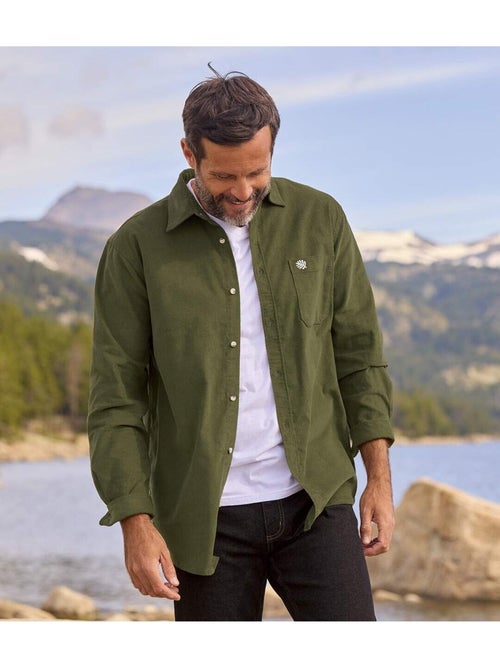 La chemise en velours  - atlas for men - Kiabi
