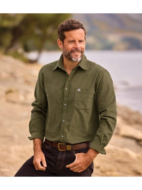 La chemise en velours  - atlas for men - Kiabi