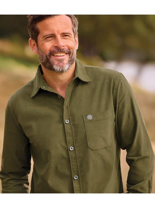 La chemise en velours  - atlas for men - Kiabi