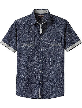 La Chemise Manches Courtes en Popeline - ATLAS FOR MEN
