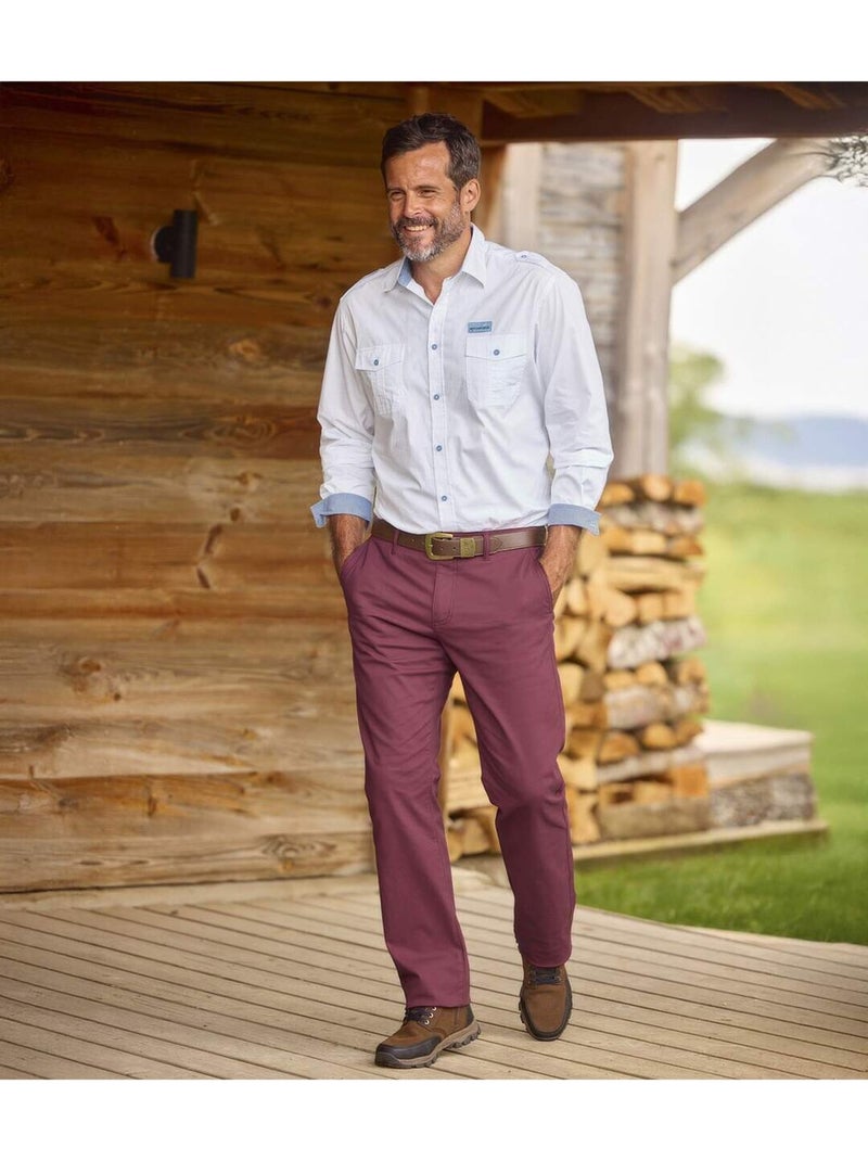 La chemise pilote - atlas for men Blanc - Kiabi