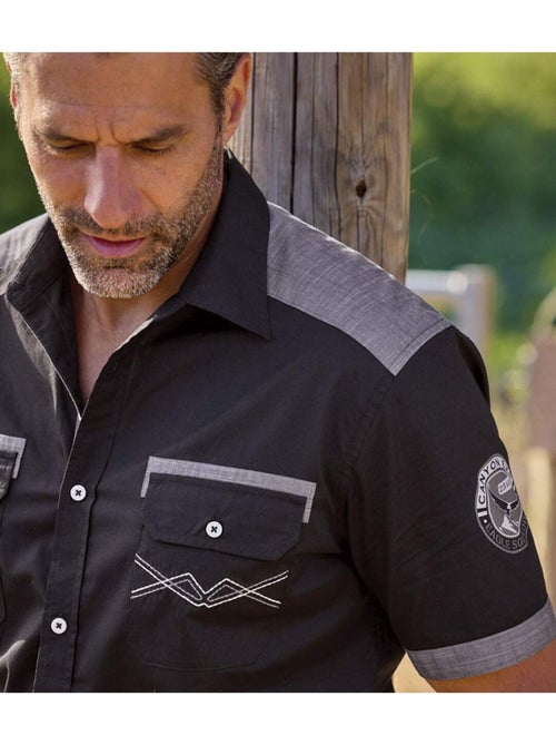 La chemise popeline fantaisie - atlas for men - Kiabi La chemise popeline fantaisie - atlas for men - Kiabi