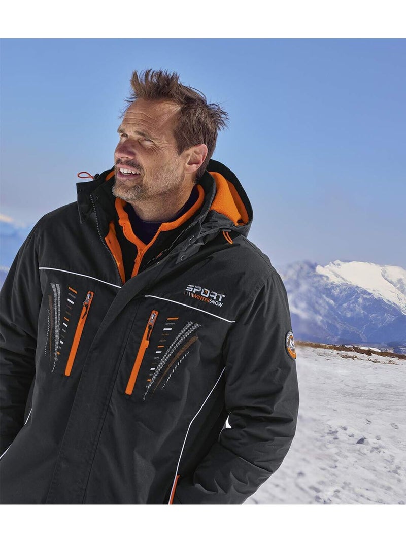 La parka ski winter sport  - atlas for men Noir - Kiabi