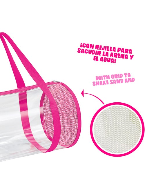 La petite sirène ensemble seau de plage avec accessoires serviette et sac - Kiabi