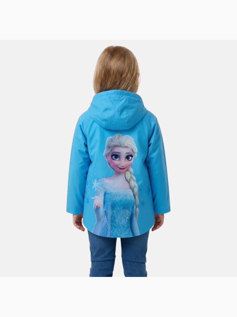 La Reine des Neiges - Kinder regenjas Frozen Elsa Blauw - Kiabi