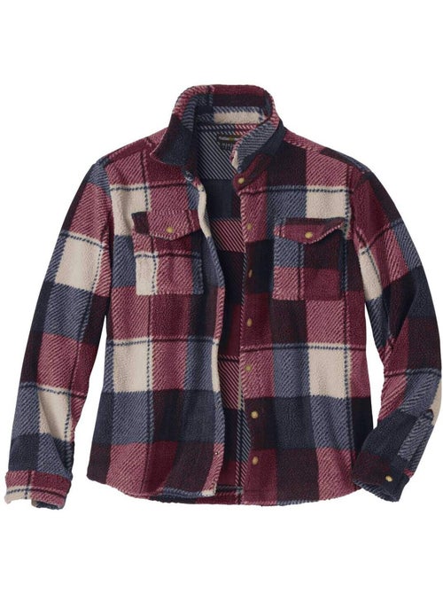 La surchemise sherpa à carreaux - atlas for men - Kiabi La surchemise sherpa à carreaux - atlas for men - Kiabi
