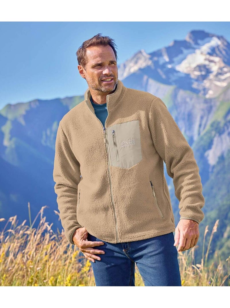 La veste sherpa maxi confort  - atlas for men Taupe - Kiabi