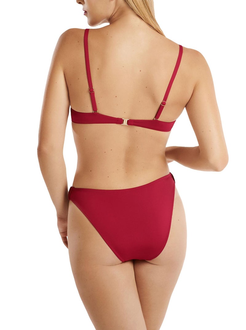 Laag uitgesneden bikinitop isola rossa Rood - Kiabi