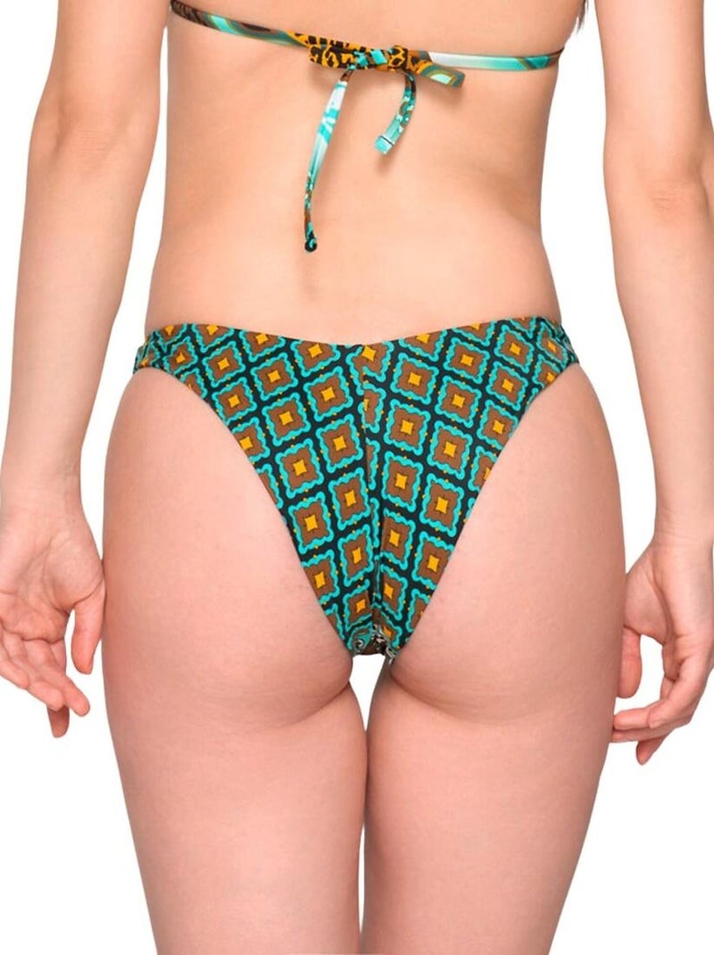 Laag uitgesneden bikinitop jade Multicolor - Kiabi