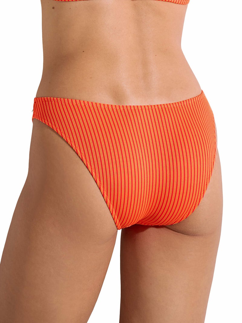 Laag uitgesneden bikinitop malawi Oranje - Kiabi