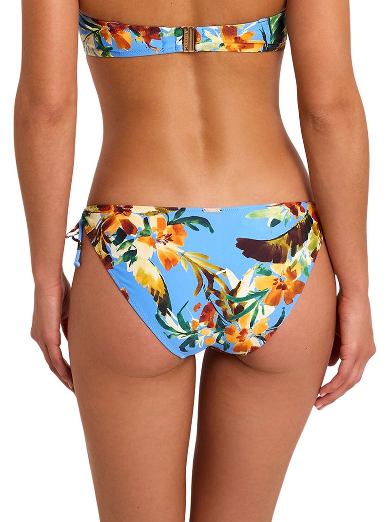 Laag uitgesneden bikinitop tropico Blauw - Kiabi