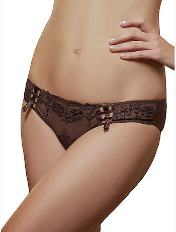 Laag uitgesneden slips gothic