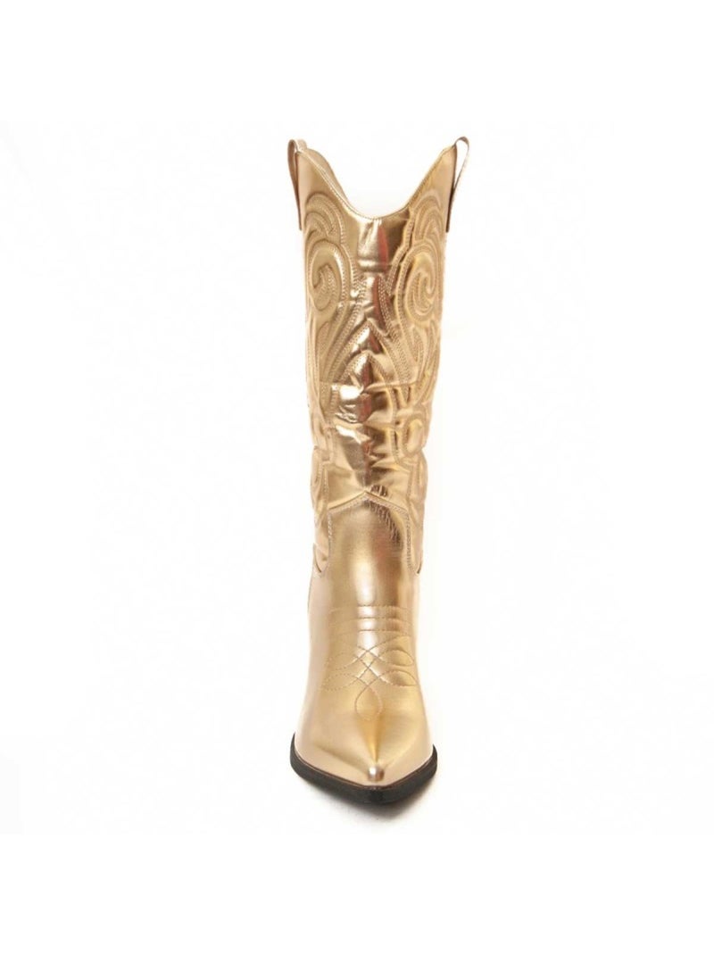 Laars Met Hak Synthetisch Materiaal Montevita Goud/Goudkleurig - Kiabi