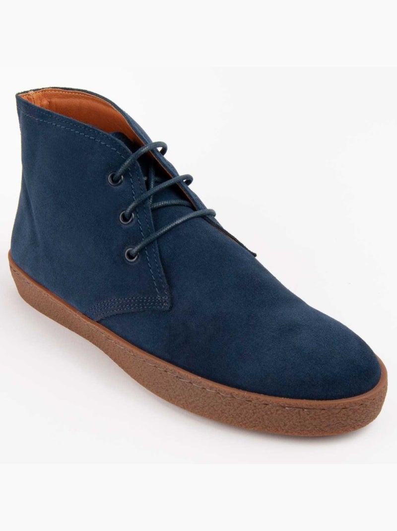 Laars Natuurlijk Leer Purapiel Blauw - Kiabi