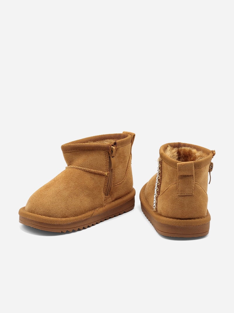 Laarsjes met rits Camel - Kiabi