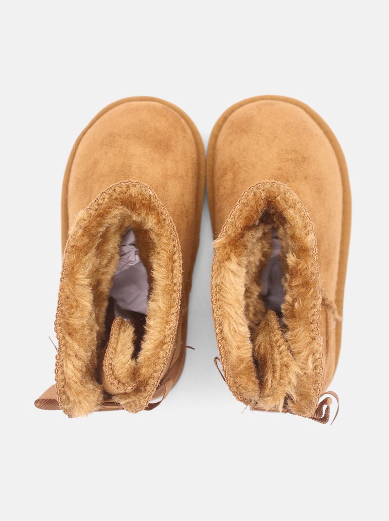 Laarsjes met strikjes Camel - Kiabi