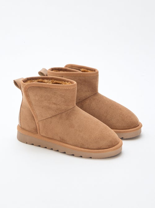 Laarzen van nubuck in Zweedse stijl - Kiabi