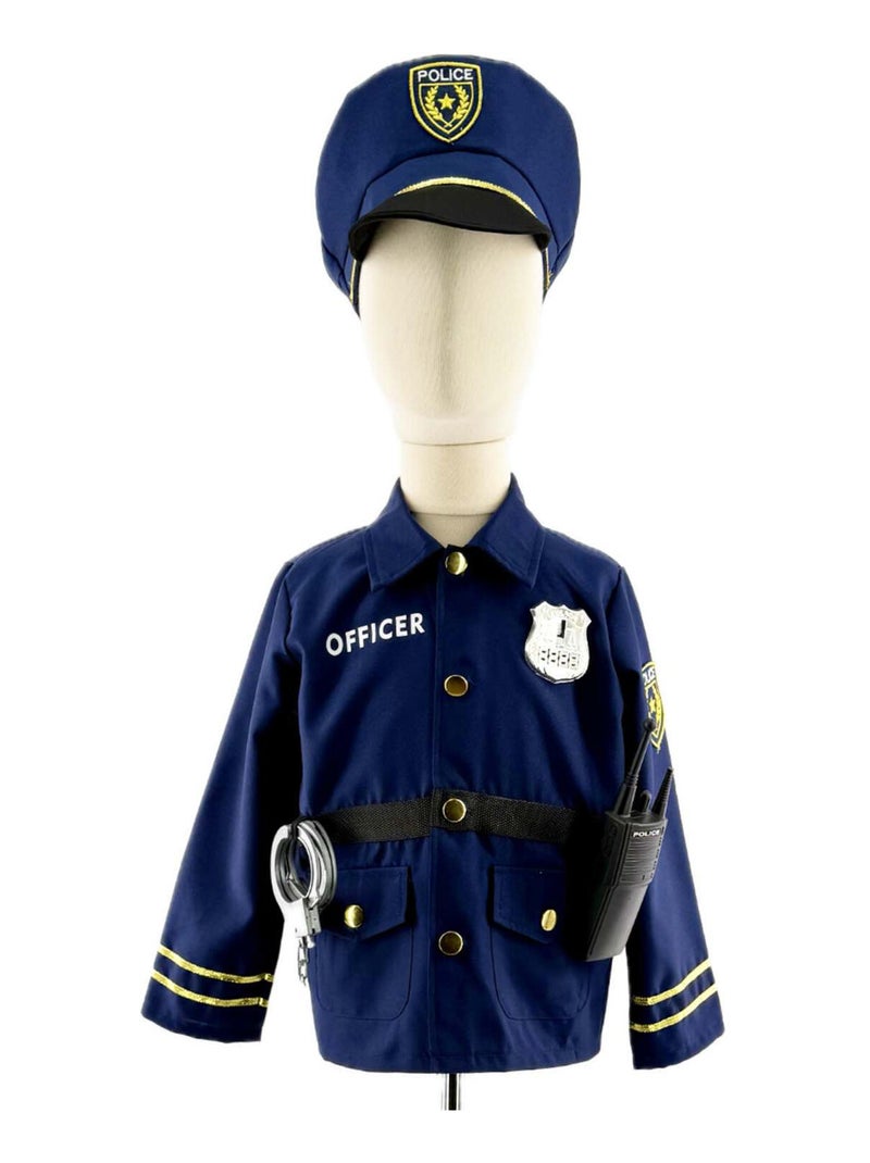 Labay | déguisement enfant – officier de police Bleu - Kiabi