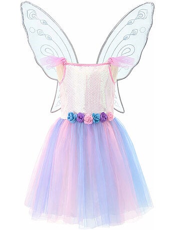 Labay | déguisement enfant robe de fée avec ailes apolline