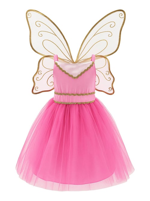 Labay | déguisement enfant robe de fée noa avec ailes dorées - Kiabi