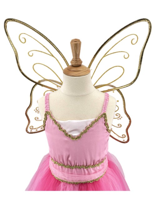 Labay | déguisement enfant robe de fée noa avec ailes dorées - Kiabi