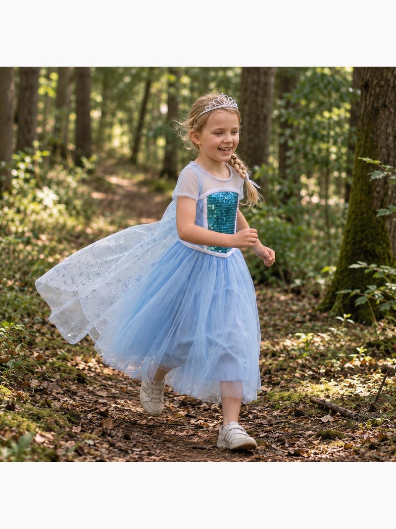 Labay | déguisement enfant robe de princesse elsa Bleu - Kiabi