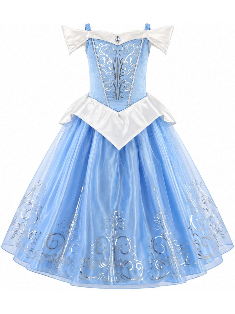 Labay | déguisement enfant robe de princesse julia Bleu - Kiabi