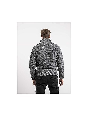 Lacido gebreid vest met ritssluiting