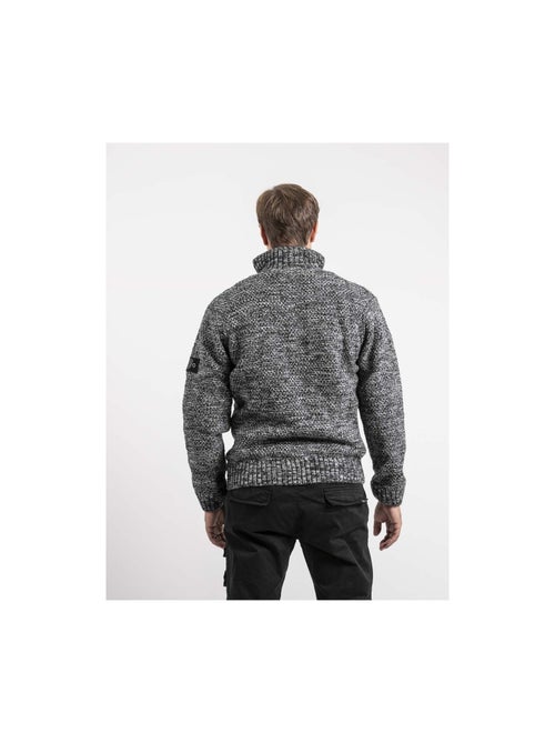 Lacido gebreid vest met ritssluiting - Kiabi