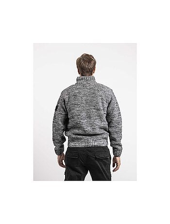 Lacido gebreid vest met ritssluiting
