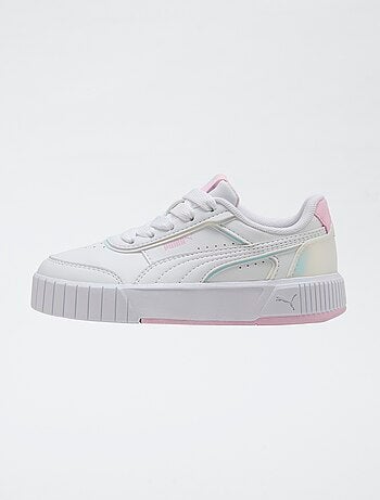 Lage effen sneakers in imitatieleer PUMA