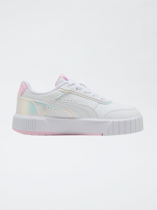 Lage effen sneakers in imitatieleer PUMA - Kiabi