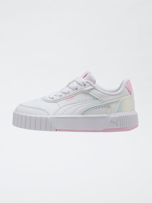 Lage effen sneakers in imitatieleer PUMA - Kiabi