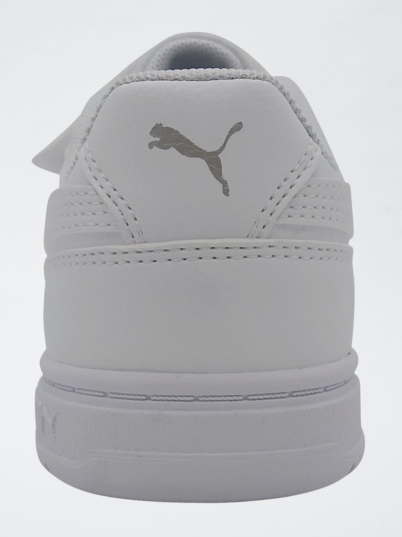 Lage effen sneakers PUMA Wit - Kiabi