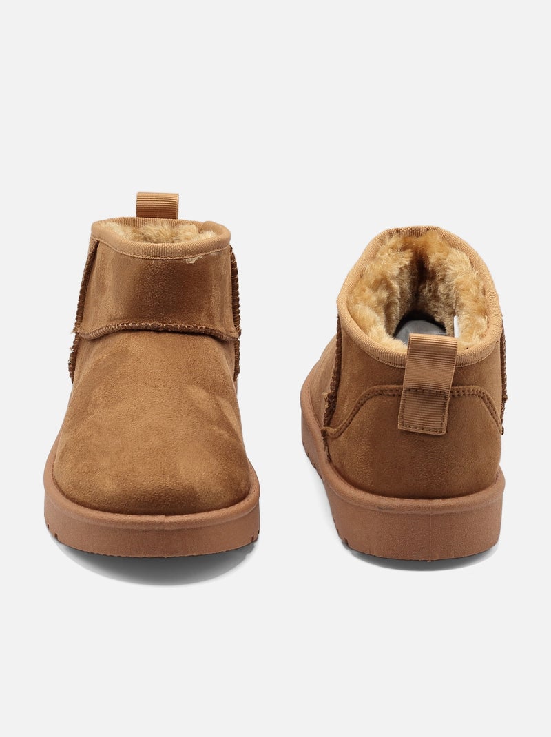 Lage enkellaarzen Camel - Kiabi